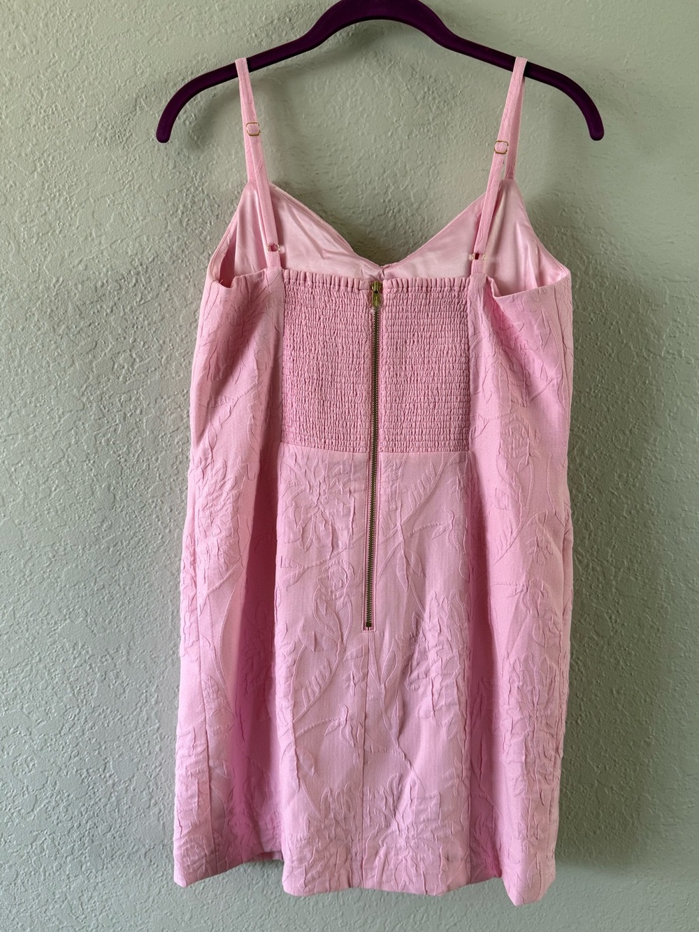 NWOT Lilly Pulitzer Willalynn Stretch Bow Mini Dress Size 8 Conch Shell Pink - Picture 4 of 12
